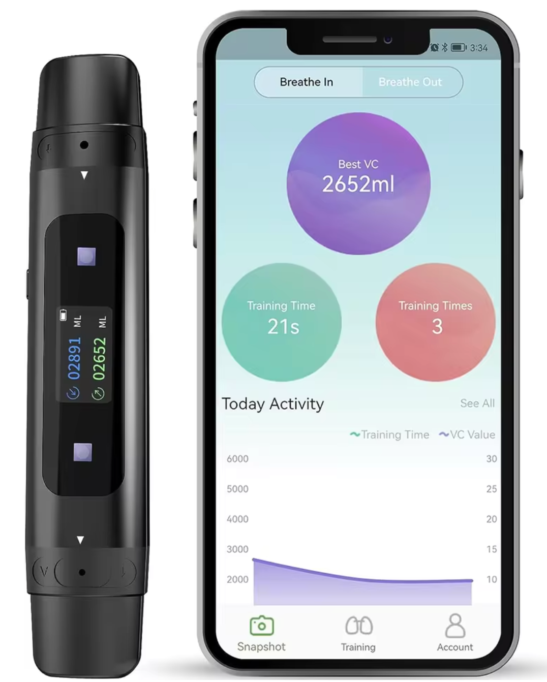 OxyPen - Smart Breathing Trainer